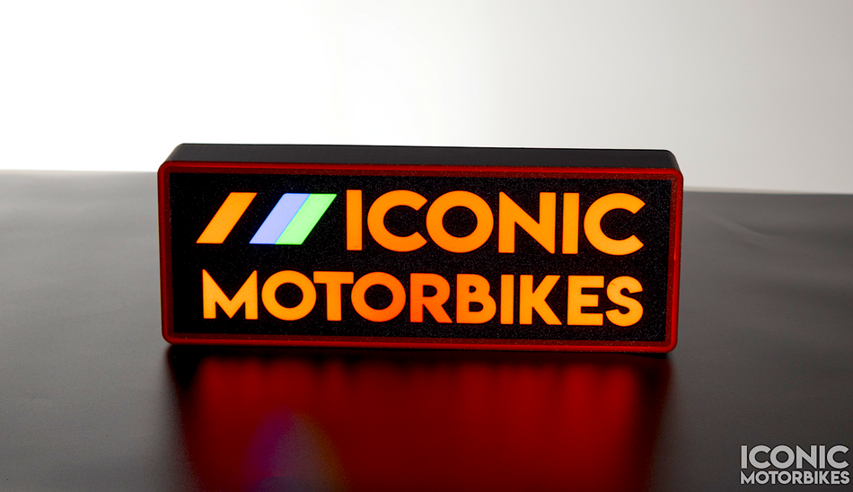Iconic Motorbikes - LED Light Box. #ICON_LB1
