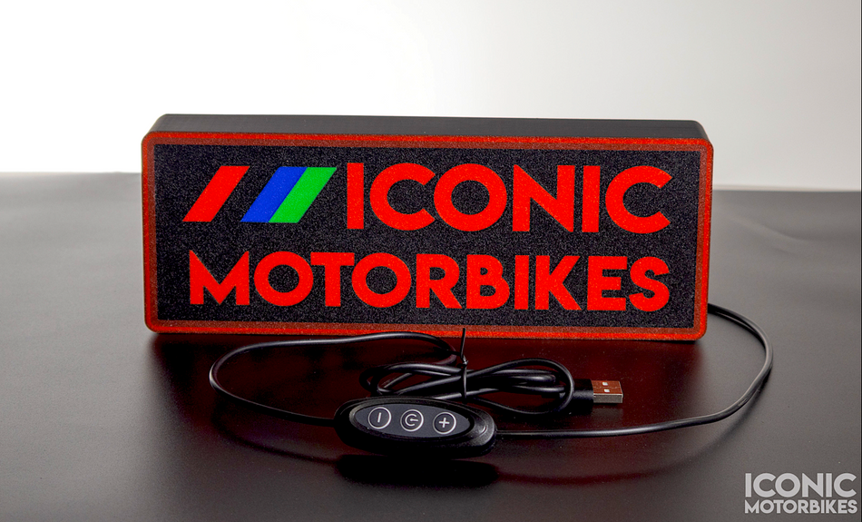 Iconic Motorbikes - LED Light Box. #ICON_LB1