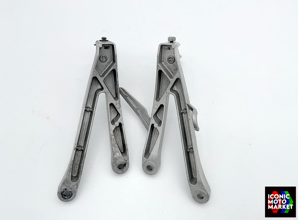 Honda CBR600RR (2007-2021) Passenger Footrests, Set. (OEM) #50750-MFJ-D00, 50760-MFJ-D00