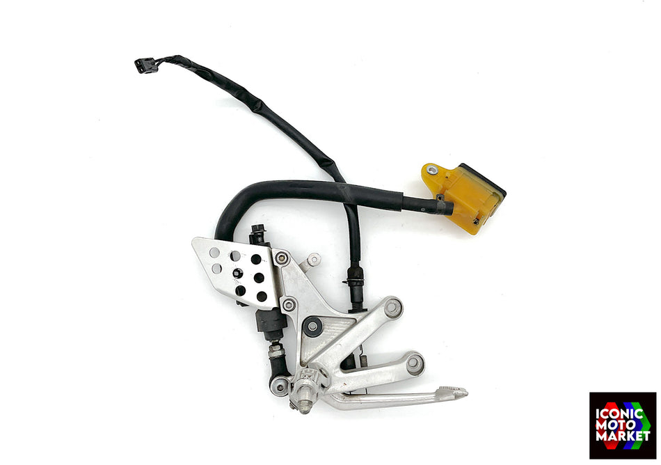 Honda CBR600RR (2007-2010) Right-Side Rearset & Brake Assy. (OEM) #50600-MFJ-D00