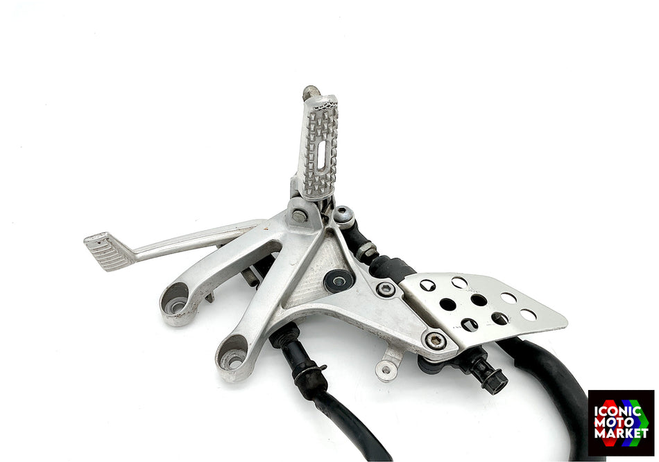 Honda CBR600RR (2007-2010) Right-Side Rearset & Brake Assy. (OEM) #50600-MFJ-D00