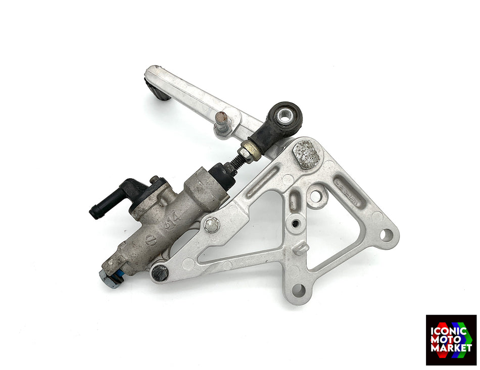 Honda VFR750R RC30 (1987-1990) Rearset, Right-Side Brake Assy. (OEM) #50600MR7000(3)