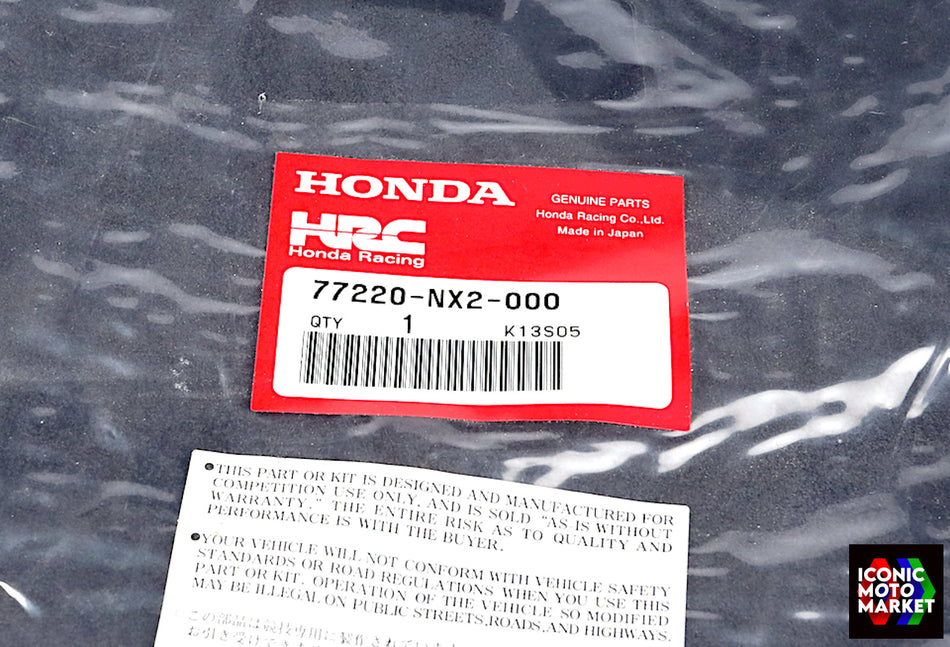 Honda NSF100 (2006) HRC Rubber Race Seat Pad. NOS. (OEM) #77220-NX2-000