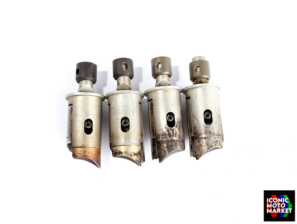 Aprilia RS250 (1995-2003) Exhaust Valves, RH/LH Set. (OEM) #AP8600035_AP8600036