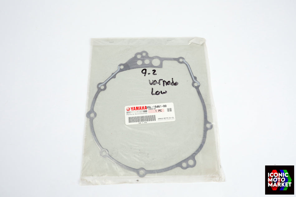 Yamaha YZF-R6, FZ6 - Gasket, Crankcase Cover 2. NOS (OEM) #5SL-15461-00