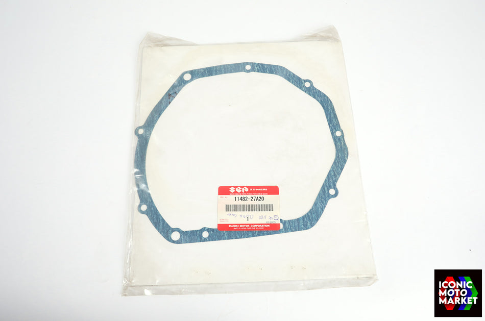 Suzuki GSX-R750/1100 (1986-1992) Gasket, Clutch Cover. NOS (OEM) #11482-27A20