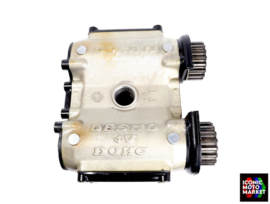 Ducati 851 SP3 (1991-1992) Horizontal Cylinder Head. (OEM) #30020411A