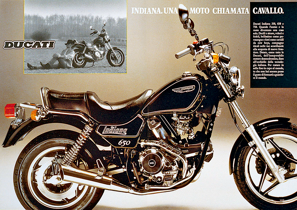 Ducati 750 Indiana (1989-1990) Fuel Tank. NOS (OEM) #036183203