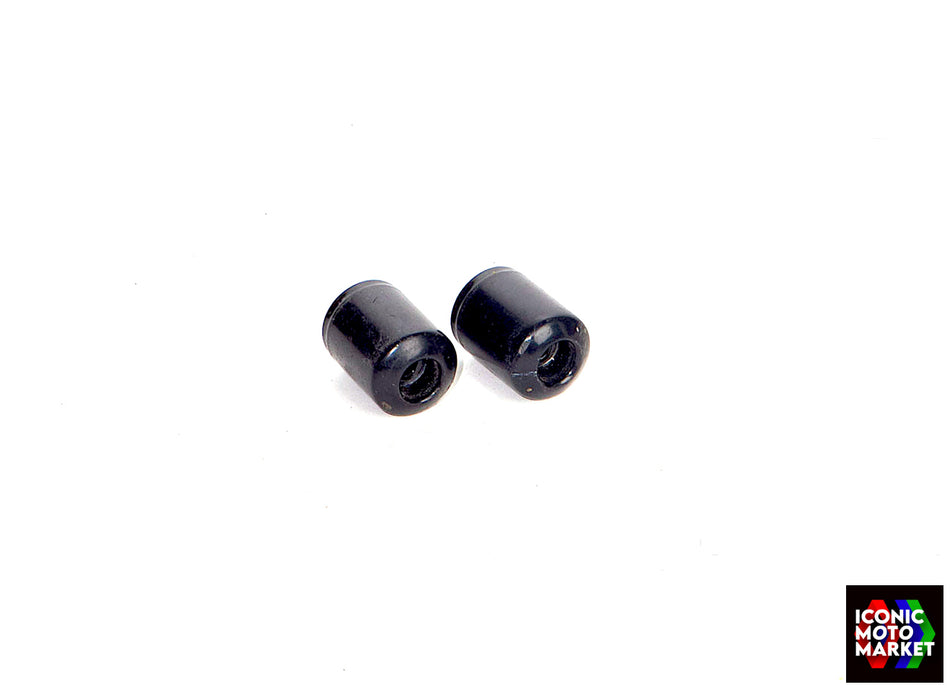 Aprilia RS250 (1995-2003) Bar Ends, Set. Black. (OEM) #APR_RS2-BAR1