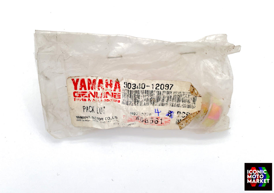 Yamaha TTR125, XT125 - Plug, Straight Screw(22F). NOS (OEM) #90340-12097