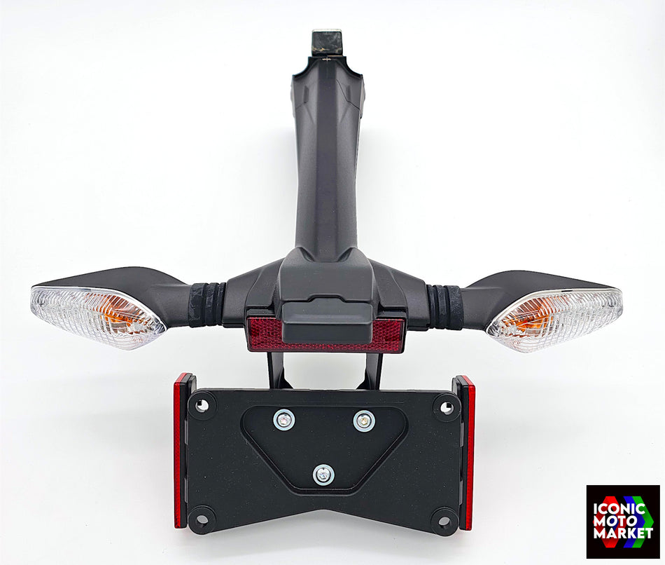 Ducati Panigale V4/V2, Streetfighter V4/V2, Hypermotard 950 - License Plate Holder, Turn Signals. (OEM) #56113621A