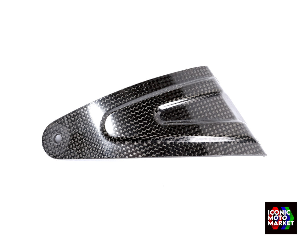 Aprilia RSV4 1000 (2009-2014) Carbon Fiber Exhaust Hanger, Akrapovic Sys. (Sku-A2). (OEM) #P-MBA10R6
