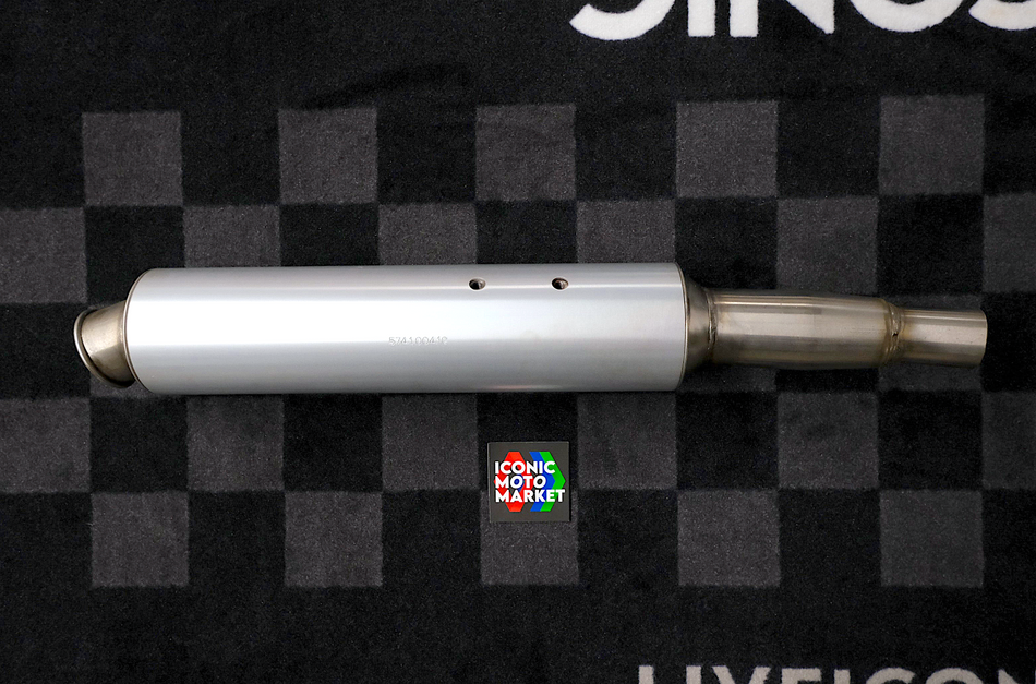 Ducati 900SS, 851 - Exhaust Silencer, Left-Side. NOS (OEM) #57410041C (1)
