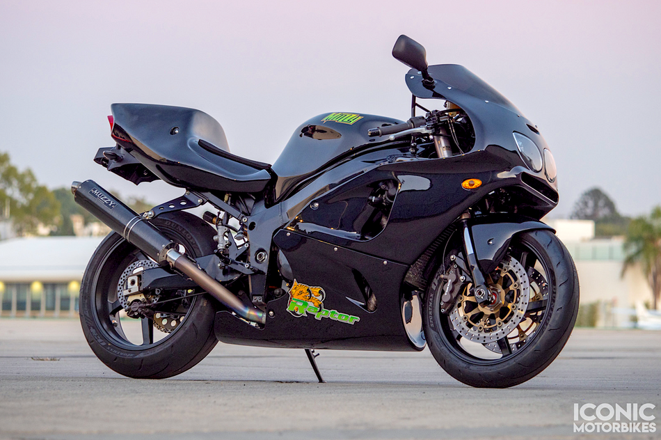 Kawasaki ZX-7R (1996-2003) AirTech Fairings Set - Muzzy Raptor. New. #KAW_MUZ-1