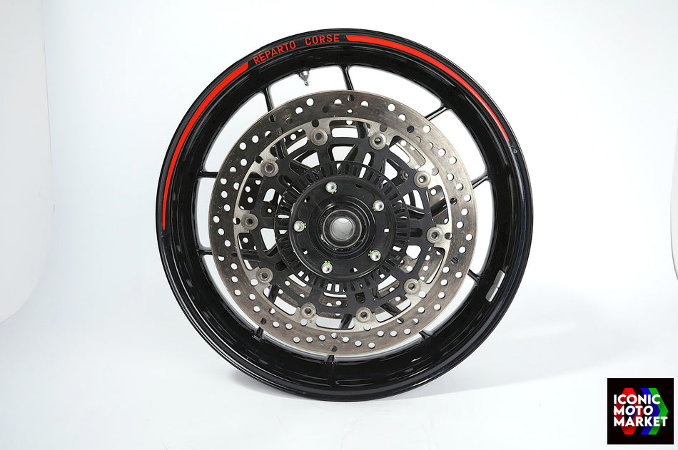 CRG Front Wheel w/Brembo Rotors, Black - 17" x 13.5" | 25mm Axle Opening. #CRG_WHL-FRR1