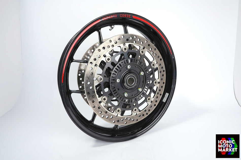 CRG Front Wheel w/Brembo Rotors, Black - 17" x 13.5" | 25mm Axle Opening. #CRG_WHL-FRR1