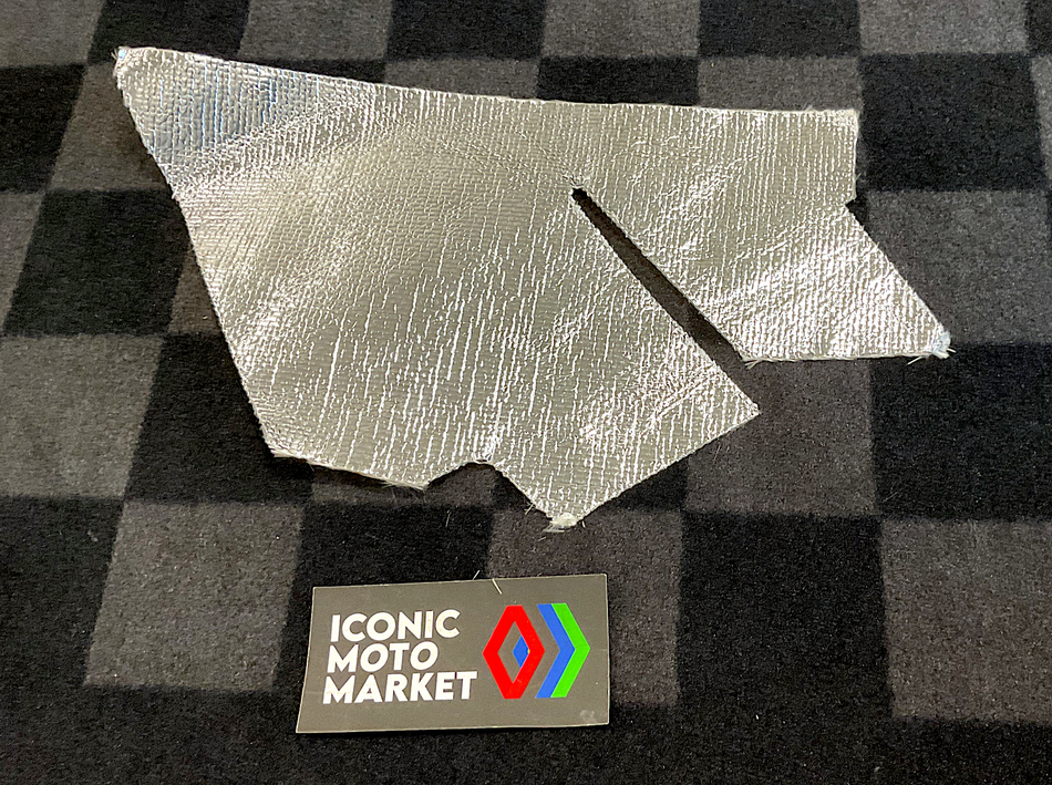 MV Agusta F4 1000S (2010-2012) Heat Shield, RH Lower Fairing. NOS (OEM) #8000B4282