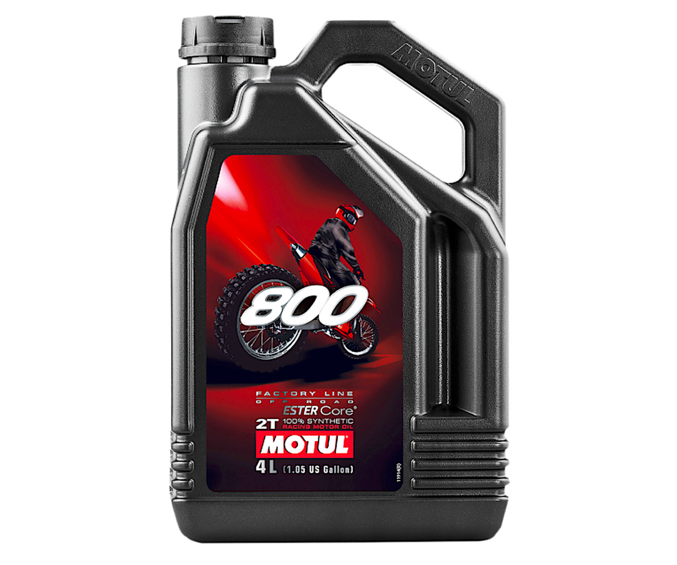 800 Factory Line Off-Road Synthetic 2T Engine Oil (4 Liter)
