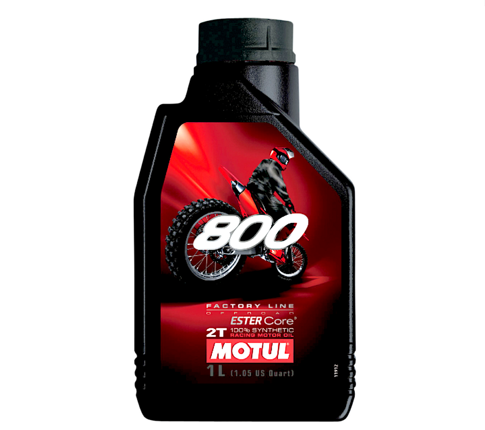 800 Factory Line Off-Road Synthetic 2T Engine Oil (1 Liter)