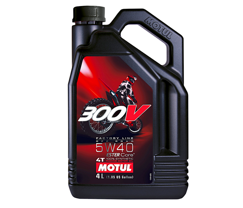 300V Factory Line Off-Road Synthetic 4T Engine Oil 5W-40 (4 Liter)