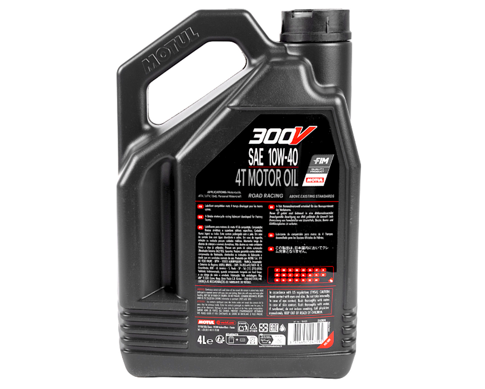 300V Factory Line Road Racing Synthetic 4T Engine Oil 10W-40 (4 Liter)