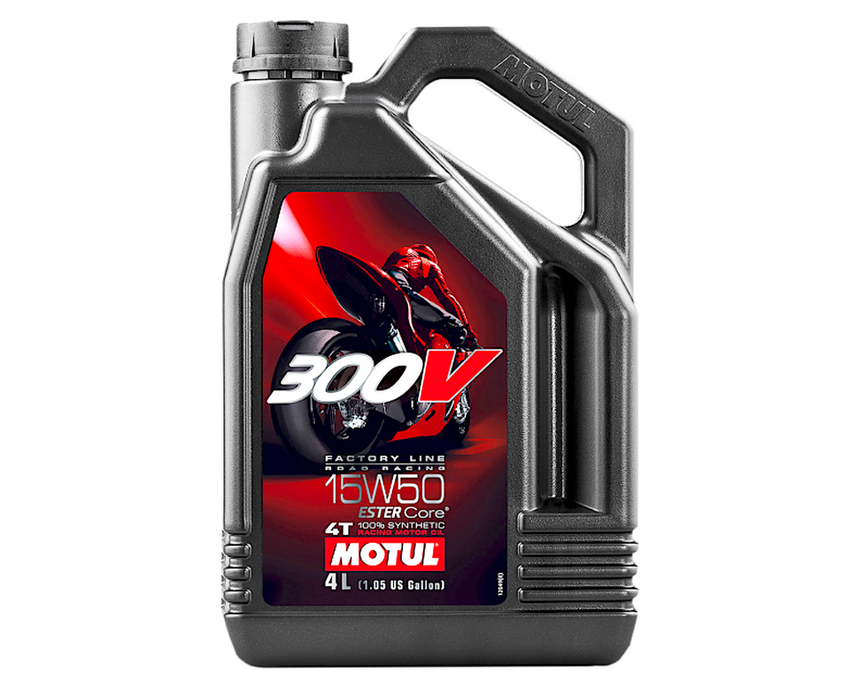 300V Factory Line Road Racing Synthetic 4T Engine Oil 15W-50 (4 Liter)
