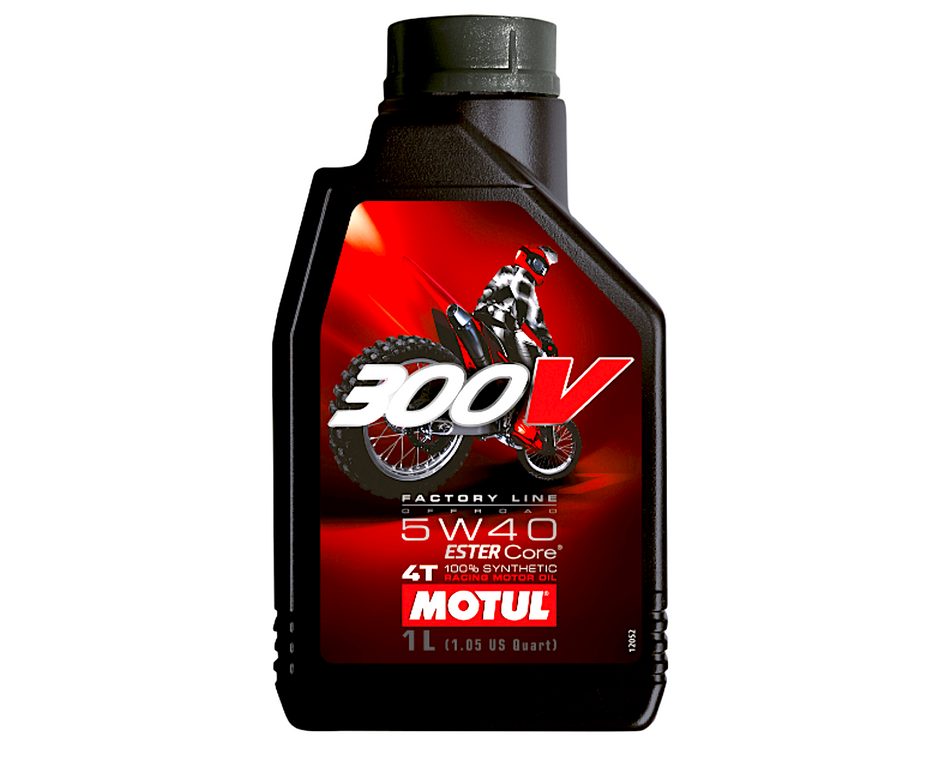 300V Factory Line Off-Road Synthetic 4T Engine Oil 5W-40 (1 Liter)