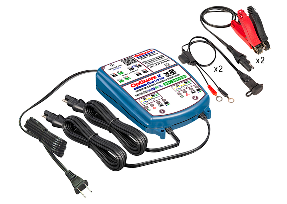 OptiMate™ 2 Duo Bronze Series Battery Charger/Maintainer - 2-Bank. #3807-0573