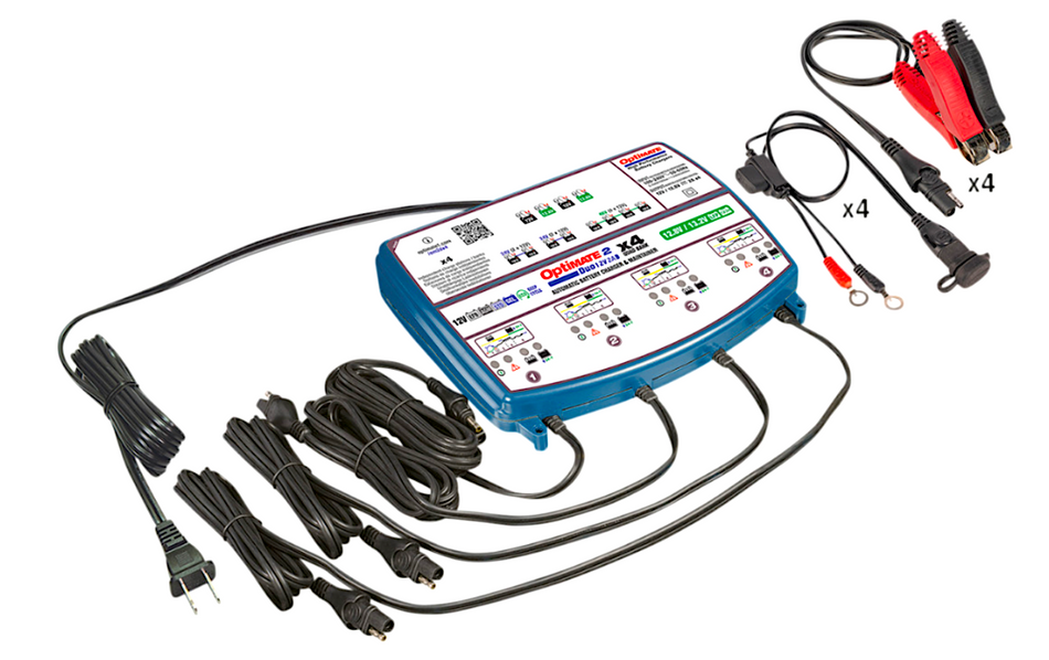 OptiMate™ 2 Duo Bronze Series Battery Charger/Maintainer - 4-Bank. #3807-0574