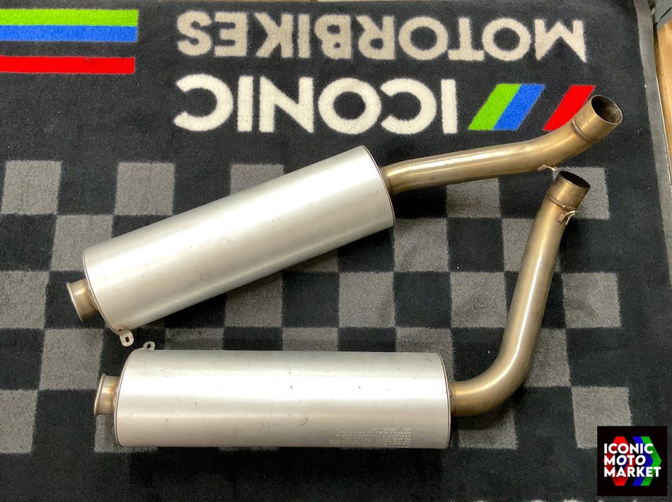 Ducati 916, 748 - Factory Original Mufflers - Set. (OEM) #57310391A_57410391A