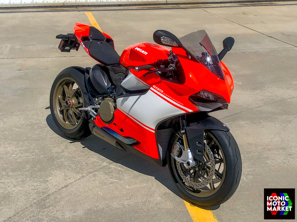 Ducati 1199 Panigale Superleggera (2014) Front Upper Cowl, Carbon Fiber. (OEM) #48111032A