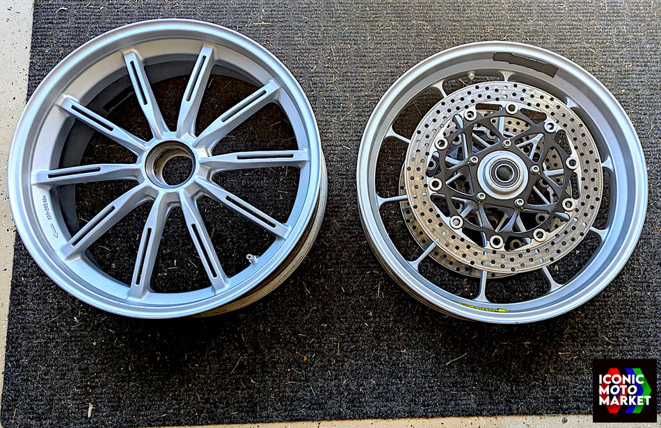 MV Agusta F4, Brutale 1090 (2013) Wheels w/ Front Rotors, Set. (OEM) #MVA_WHL-SET1