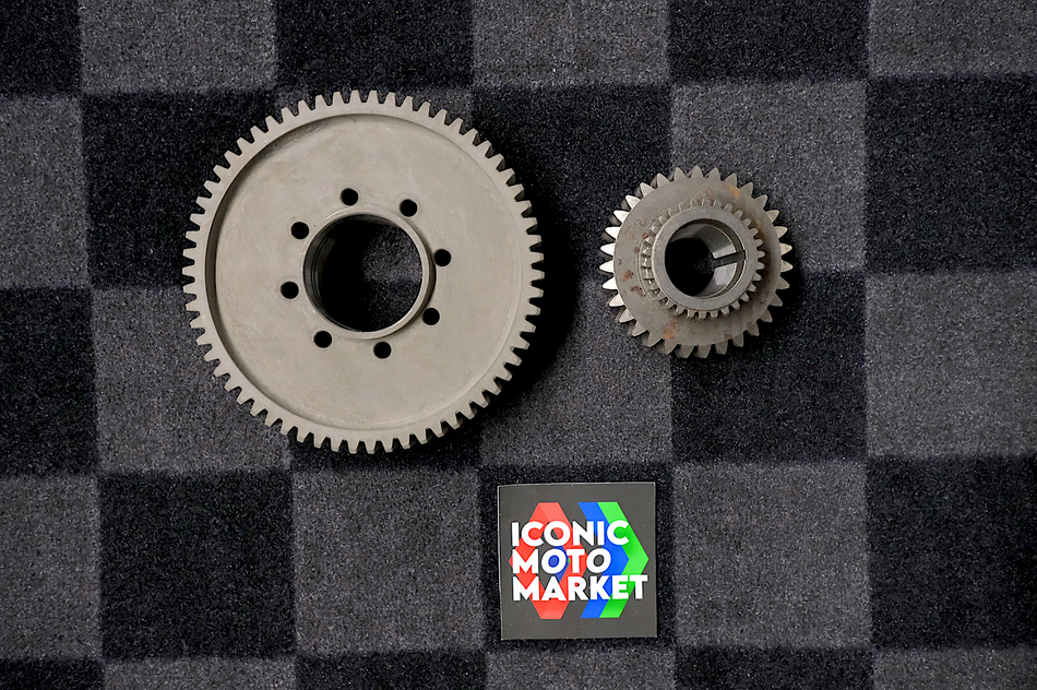 Ducati 851, 888, 748, 916, 907 I.E. Paso - Clutch Crankshaft Gears Set. NOS (OEM) #17020012B