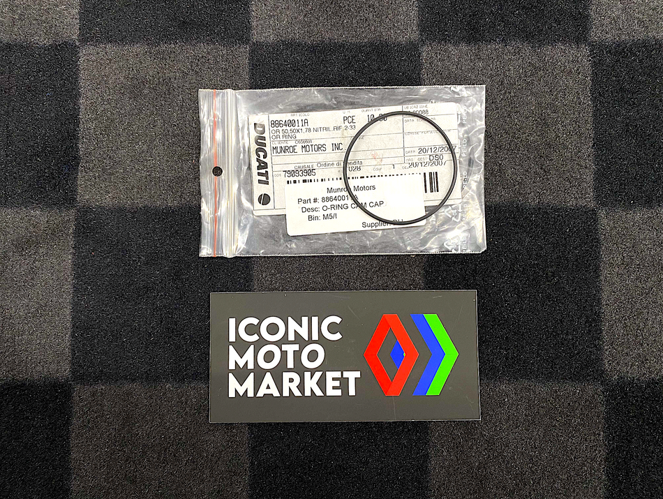 Ducati 996, 916, 888, 851, 748, ST4 - Cam Cap O-Ring. NOS (OEM) #88640011A