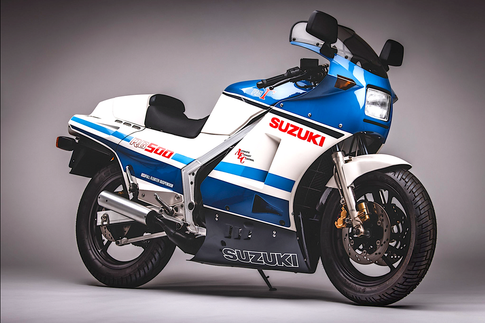 Suzuki RG500 ~ Iconic Motorbikes Classic Poster Series.