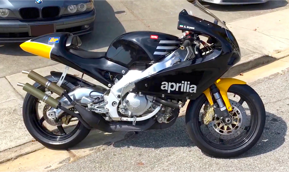Aprilia RS250 (1998-2003) Complete Exhaust Kit, RH/LH. (OEM) #AP8119502_503