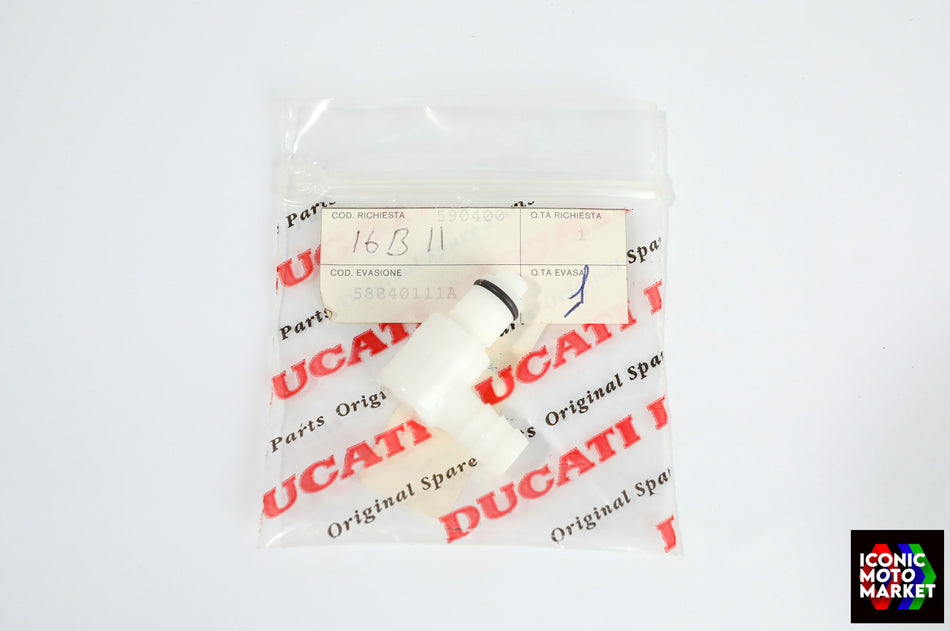 Ducati 916, 996, 748, MH900e - 90 Degree Joint-in. NOS (OEM) #58840111A