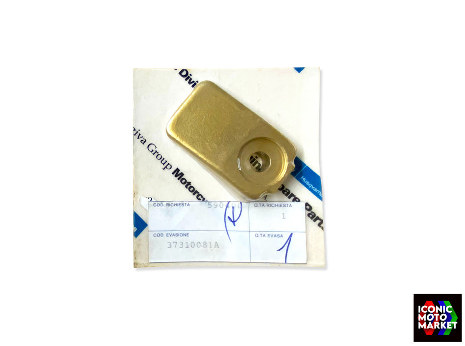 Ducati 900SS, 750SS, 600SS, 400SS - Rear Swingarm Cover, Gold. NOS (OEM) #37310081A