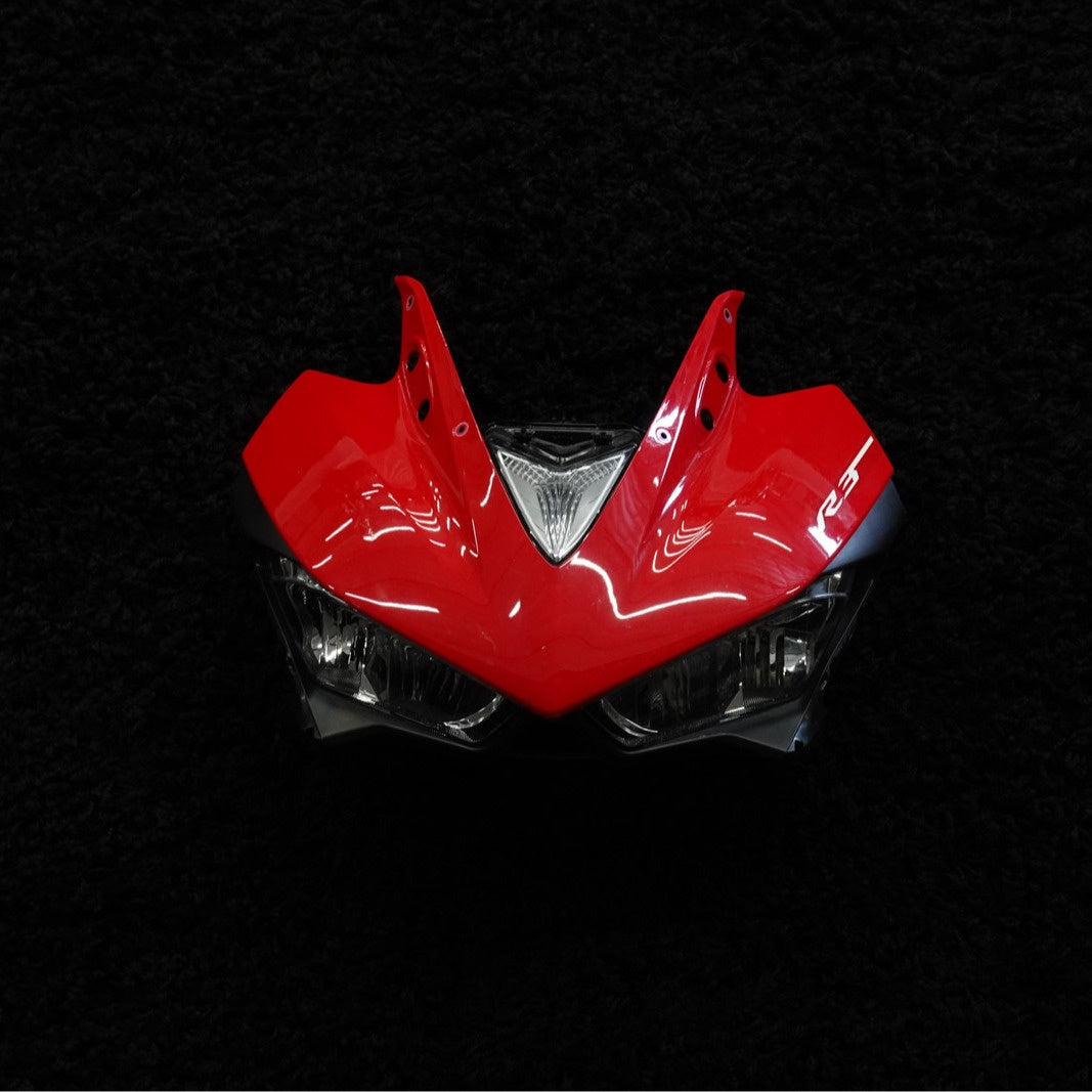 Yamaha YZF R3 Headlight Red