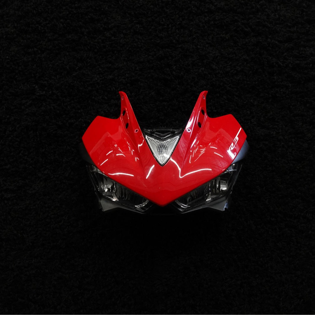 Yamaha YZF R3 Headlight Red