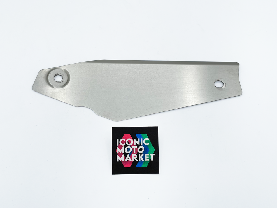 Suzuki RG500 (1985-1987) Heel Guard, Left-Side. Aluminum. (OEM) #RG5_HGL1