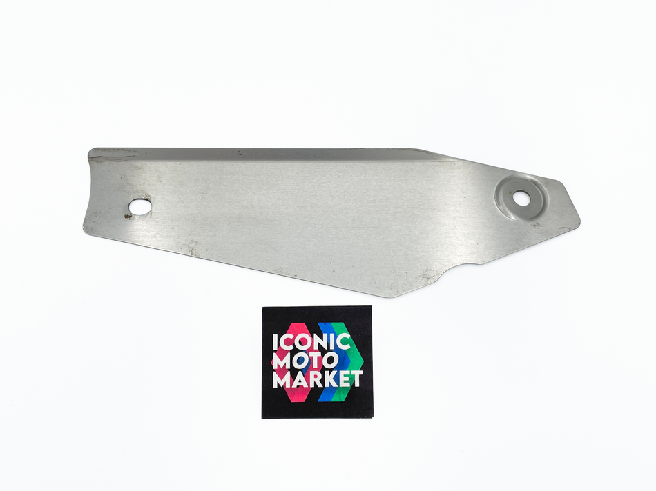 Suzuki RG500 (1985-1987) Heel Guard, Left-Side. Aluminum. (OEM) #RG5_HGL1