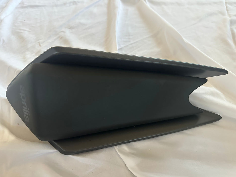 Aprilia Accessory RS660 (2020-2024) Rear Seat Cowl, Black (OEM) #CM325202