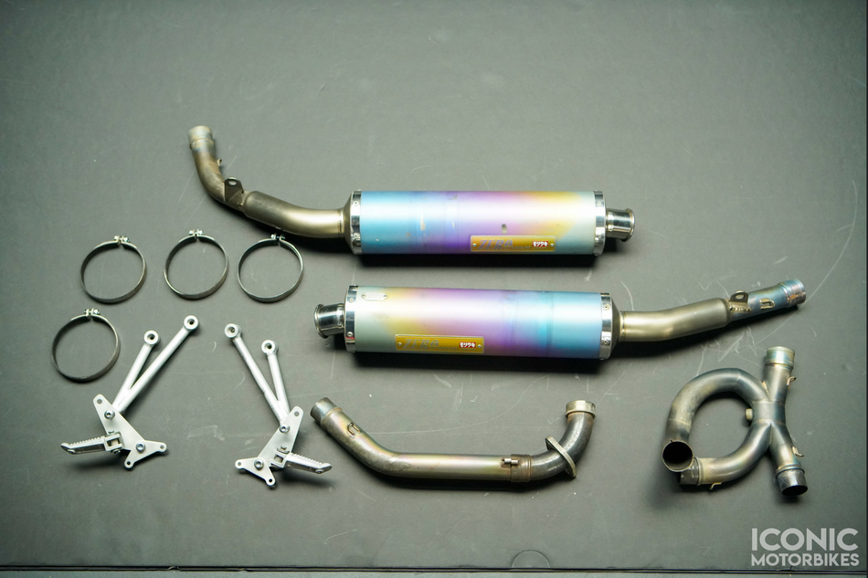 Honda SuperHawk (1997-2003) Moriwaki Zero Full Titanium Exhaust. #IMMGS_Moriwaki